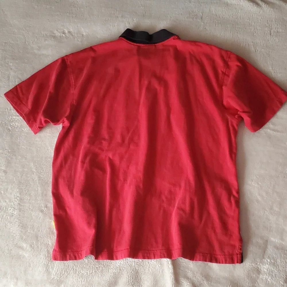 Vintage 90s Tommy Hilfiger Athletics Polo Shirt - Rare Find - Picture 7 of 10